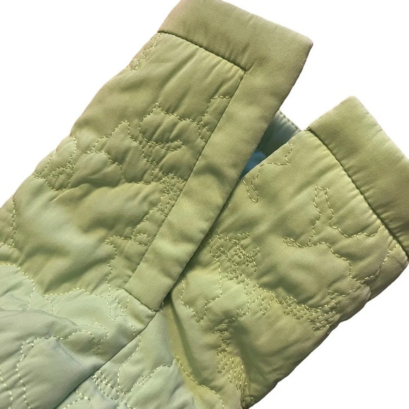 Bright Green Quilted Jacket - Picture 3 of 3